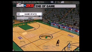 College Hoops 2K8 (PS2) - UMES vs BCC, Jan-28-2008. DamonPS2