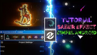 TUTORIAL SABER EFFECT HD🙀🔥 - NODE VIDEO EZ😼🔥- FREE FIRE 😎