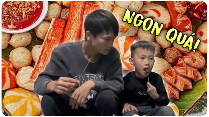 Ruac - Đêm Tối Lạnh Ăn Vật Cá Viên Chiên Ngon!! Ruac Vlog