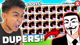 NAKAKAINIS YUNG mga *CHEATERS* sa PET SIMULATOR X! - Roblox