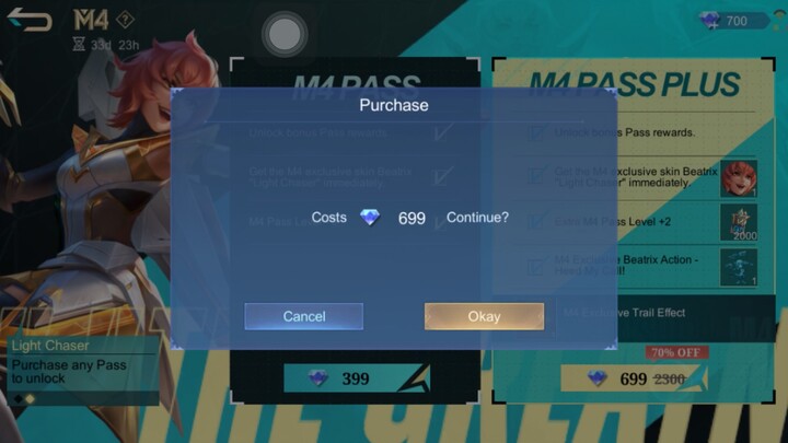 Obtaining the M4 PASS PLUS— GOAL FOR PRIME BEATRIX