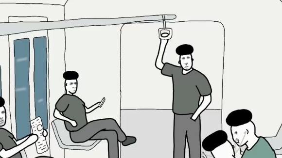 I saw a video that was difficult to watch in public.