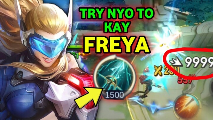 9999 DAMAGE NI FREYA SOBRANG LAKAS!!! | FAST-BUILD SKY PIERCER FREYA BUILD!!