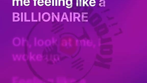 bbymonters karaoke version billionaire