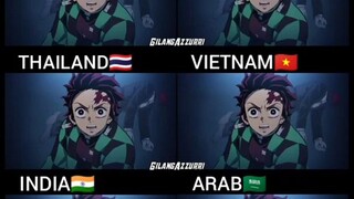 Kimetsu no Yaiba Mugen Train Dub Arab Thailand India Vietnam Indonesia Malaysia English