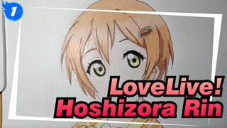 [LoveLive!] Draw Hoshizora Rin with Colored Pencil_1
