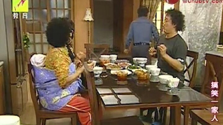 [Funny family] Luo Wenji eats bibimbap, Li Junhe eats bean paste buns, mother and son are two big fo