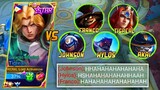 JUNGLE TIGREAL VS 5 TANKS l WHO WILL WIN!? l MLBB