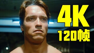 【4K120帧】1984年《终结者1》州长经典出场 AI修复补帧画质增强版