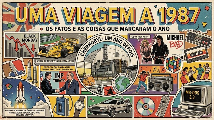 Uma Viagem a 1987: Revivendo a efervecência dos anos 80!