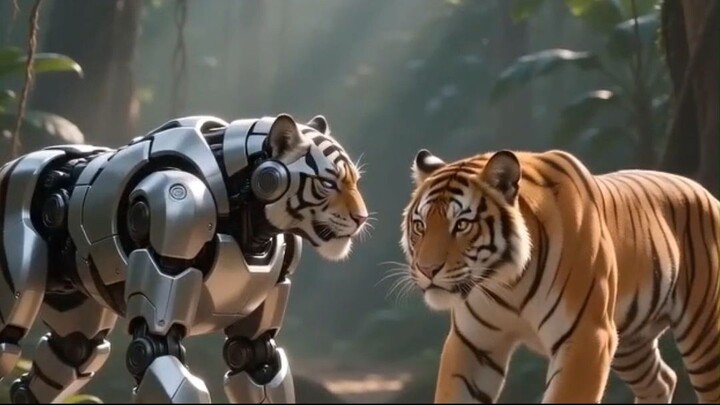 Wild Tiger vs Robotic Beast — The Final Showdown