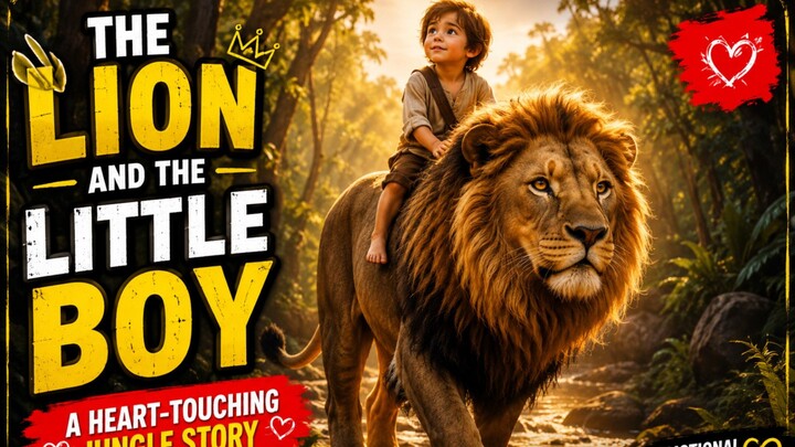 The Lion and the Little Boy 🦁❤️ | A Heart-Touching Jungle Story