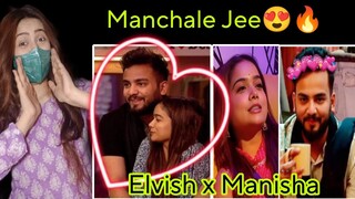 Reaction on Elvish & Manisha Cute Moments😍❤ || Elvish Yadav Bigg Boss OTT 2 || Elvisha Moments