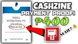 CASHZINE PAYMENT PROOF! | KUMITA NG UNLIMITED [₱400 SA PAYPAL] GAMIT LANG ANG CP! | Marky Vlogs