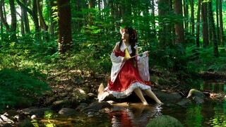 "Xia Mulu" Touhou project Hakurei Reimu cos