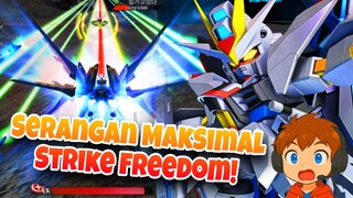 Serangan Maksimal Strike Freedom - Gundam Supreme Battle