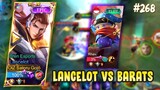 LANCELOT RAM SW VS BARATS SUPREME NO. 4 😱, WHO WINS ? | LANCELOT GAMEPLAY #268 | MLBB