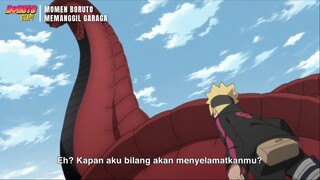 Momen Boruto Memanggil Garaga! | Boruto: Naruto Next Generations