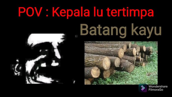 ekspresi lu ketika kepala lu ketimpa ini