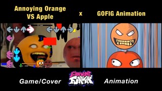 Corrupted Annoying Orange Infected Apple “SLICED” | Come Learn With Pibby x FNF Animation x GAME