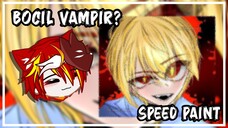 💀Bocil Vampir apa bocil Psikop*t?🤨 || Speed Paint Scary cute