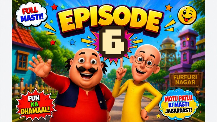 ♥️MOTU PATLU FULL EPISODE👈🏼 FOR KIDS VIRAL KARO VIDEO🔝 FULL FUNNY MOMENTS IN EPISODE 6🔥👍🏼🌸