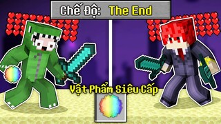 MINECRAFT BEDWARS, TROLL NOOB BẰNG VŨ KHÍ BÁ ĐẠO TRONG CHẾ ĐỘ ĐẠI CHIẾN DƯỚI THE END CÙNG NOOB TEAM