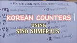 Korean Counters using Sino Numerals guide tagalog EPS-TOPIK Philippines