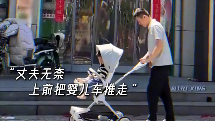 The mother-in-law goes shopping and leaves her grandson outside, ignoring repeated warnings; her hus