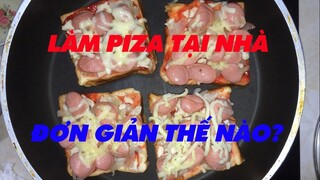 Cách Làm BÁNH PIZZA Mi-ni Không Cần Lò Nướng || HomeMade Mẹ Loe