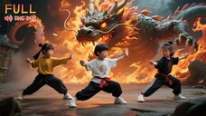 Three adorable kids are kung-fu masters_and they find a beautiful mom for their single dad!