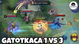 GATOTKACA VS ALL | 5 MAN RANK GAME WITH SQUAD