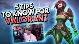 5 VALORANT TIPS AND TRICKS EVERYONE SHOULD KNOW (Basics Guide)