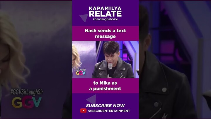 Nash sends a text message to Mika as a punishment | Kapamilya Shorts