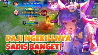 GILA SIH, DAJI NGEKILL NYA SADIS BANGET! - Honor Of Kings