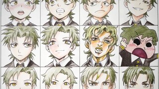 [SPY×FAMILY] Draw Damian in 12 anime styles, and grow up when you draw Damian