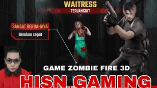 game zombie fire 3D,  waitress terjangkit virus and sangat berbahaya, berlari sangat cepat