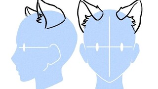 How to Draw Cat Ears