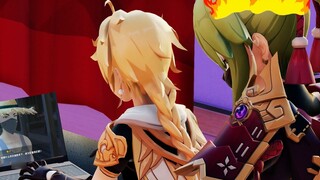 Genshin Impact Sora was caught watching a movie