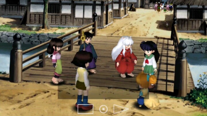 Inuyasha Secret of the Cursed Mask clip - Castle Town