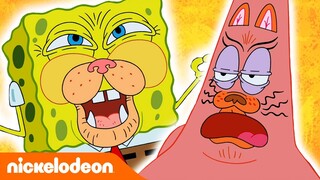 SpongeBob SquarePants | Obsesi SpongeBob dengan Kenny si kucing | Nickelodeon Bahasa