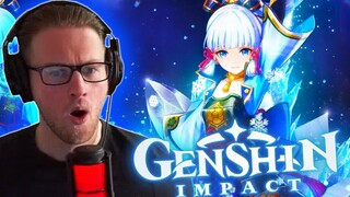 NEW PLAYER TO GENSHIN REACTION REACTS TO AYAKA CHARACTER DEMO! + MORE 😍