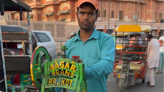 An Indian street popsicle