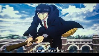 fuutarou's face got a world record with a broom