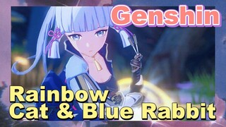 Rainbow Cat & Blue Rabbit x Genshin Impact