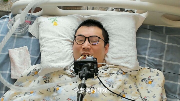 A firefighter who has been paralyzed from the waist down for seven and a half years recorded his own