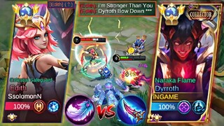 DYRROTH VS TOP GLOBAL BUFFED EDITH MYTHICAL GLORY | SUPER OP META? | BEST BROKEN BUILD | MLBB