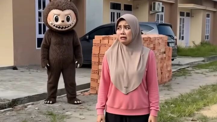 Dikejar labubu #trending