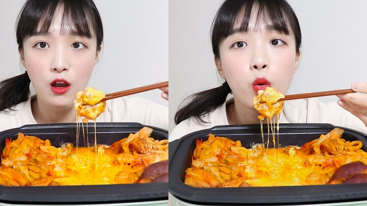 【Nado Official Chinese Subtitles】My husband made me cheese teppanyaki chicken — it even looks better