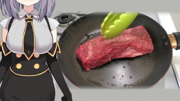 【VTuber】绝对不会失败！ 超简单！ 烹饪半熟牛肉的做法